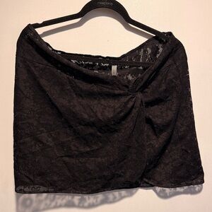 Victoria's Secret Black Lace swimsuit cover up